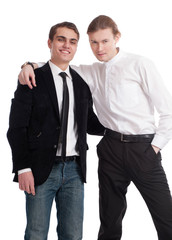 two young men