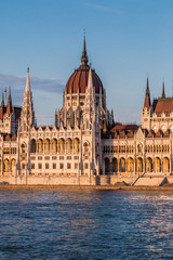 The building of the Parliament in Budapest, Hungary