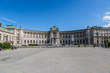 Vienna Hofburg Imperial Palace at day, - Austria