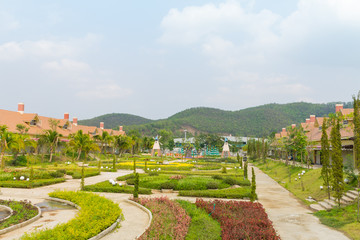 Lamphun , Thailand - March 3 , 2014 ; The Sun New Center Lamphun