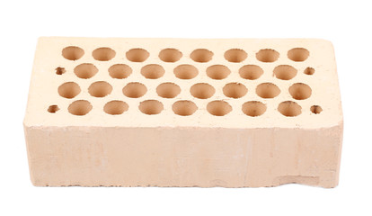 New brick, isolated on white