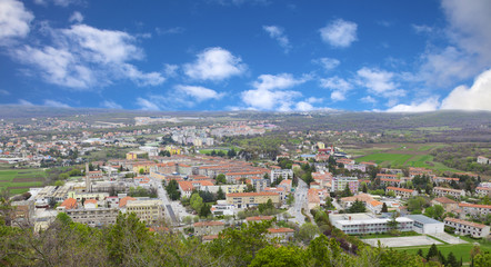 Fototapeta na wymiar view of the city Adriatic Coast