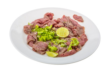 Beef carpaccio