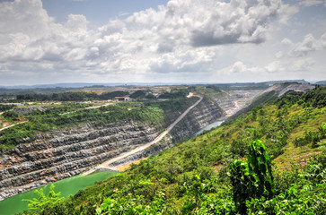 Obraz premium Open Pit Gold Mine, Africa