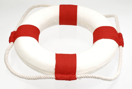 Rettungsring wei&szlig;rot