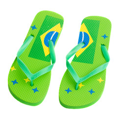 green sandals