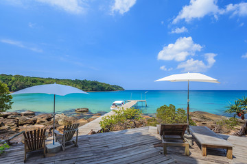 wooden jetty at ocean sea