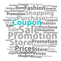 Text cloud. Sale wordcloud. Tag concept. Vector illustration.