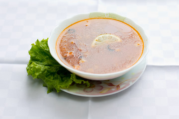 Hotchpotch soup dish