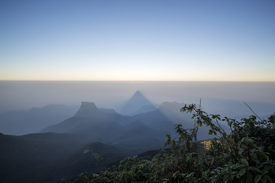 Adam's Peak at Sri Lanka