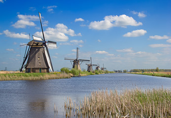 Naklejka premium Windmills