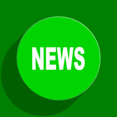 news green flat icon