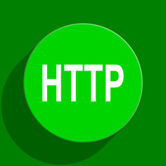 http green flat icon