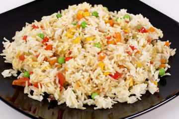 Fried rice with vegetables