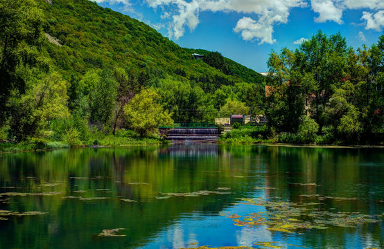 Jermuk pond, Armenia