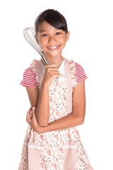 Young Girl With Egg Beater