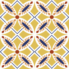 Seamless Colourful Ornament Tiles