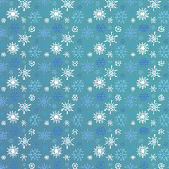 Seamless snowflakes