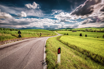 Road in the countryside