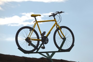 Fototapeta na wymiar Bicycle display