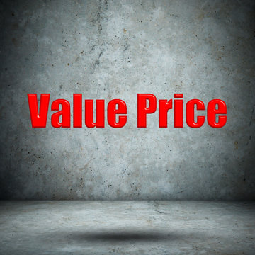 Value Price concrete wall