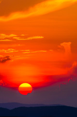 Sunset sky