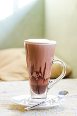 Hot chocolate drink