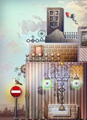 Mysterious house in the suburbs © Rosario Rizzo