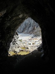 素掘りトンネル