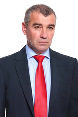 portrait of a serious business man