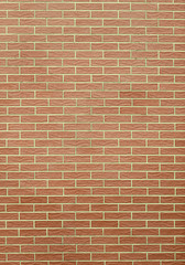 red brick wall as background or texture