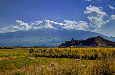 Foto op Canvas Khor Virap monastery in front of Mount Ararat © MadThings