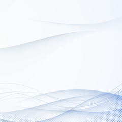 Blue folder abstract swoosh lines background