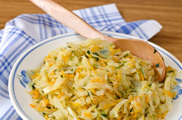 Braised cabbage
