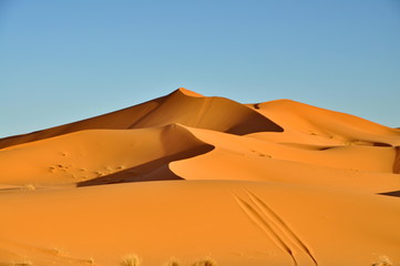 Naklejka na ściany i meble Merzouga desert in Morocco