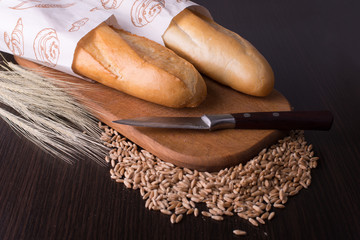 assortment of baked bread