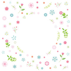 Obraz na płótnie Canvas floral flower greeting card