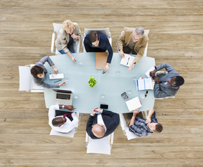 Group of Business People in a Meeting