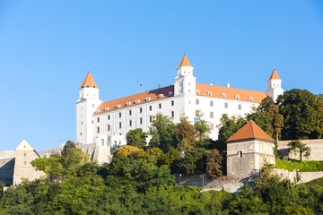 Fototapeta na wymiar Zamek w Bratysławie, Słowacja