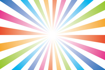 背景壁紙 七色 レインボー 虹 円形 Background Wallpaper Vector Illustration Design Free Free Size Charge Free Colorful Color Rainbow Show Business Entertainment Party Image Wall Mural Tomo00