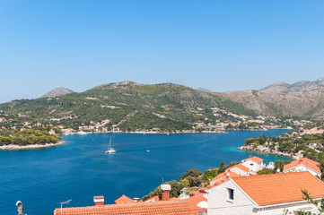 Bay near Zaton in Croatia