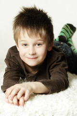 Cute smiling little boy, portrait