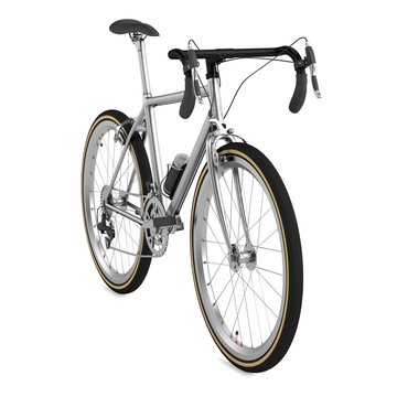 realistic 3d render of racing bicycle