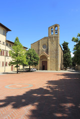 Fototapeta na wymiar Arezzo kościół San Domenico chrystusa Cimabue