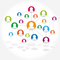 Social network internet chat community communication