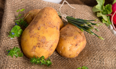 New potatoes