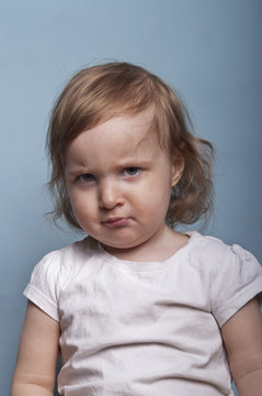 Girl burst into tears