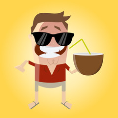 cocktail urlaub kokosnuss