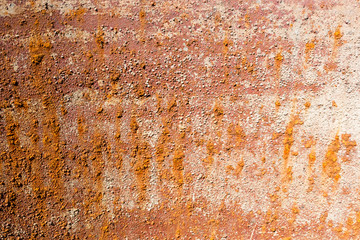 Texture of rusty iron metal surface