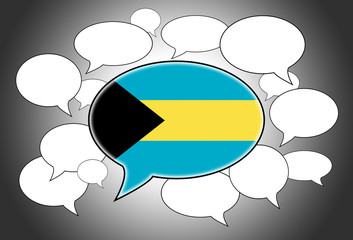 Speech bubbles concept